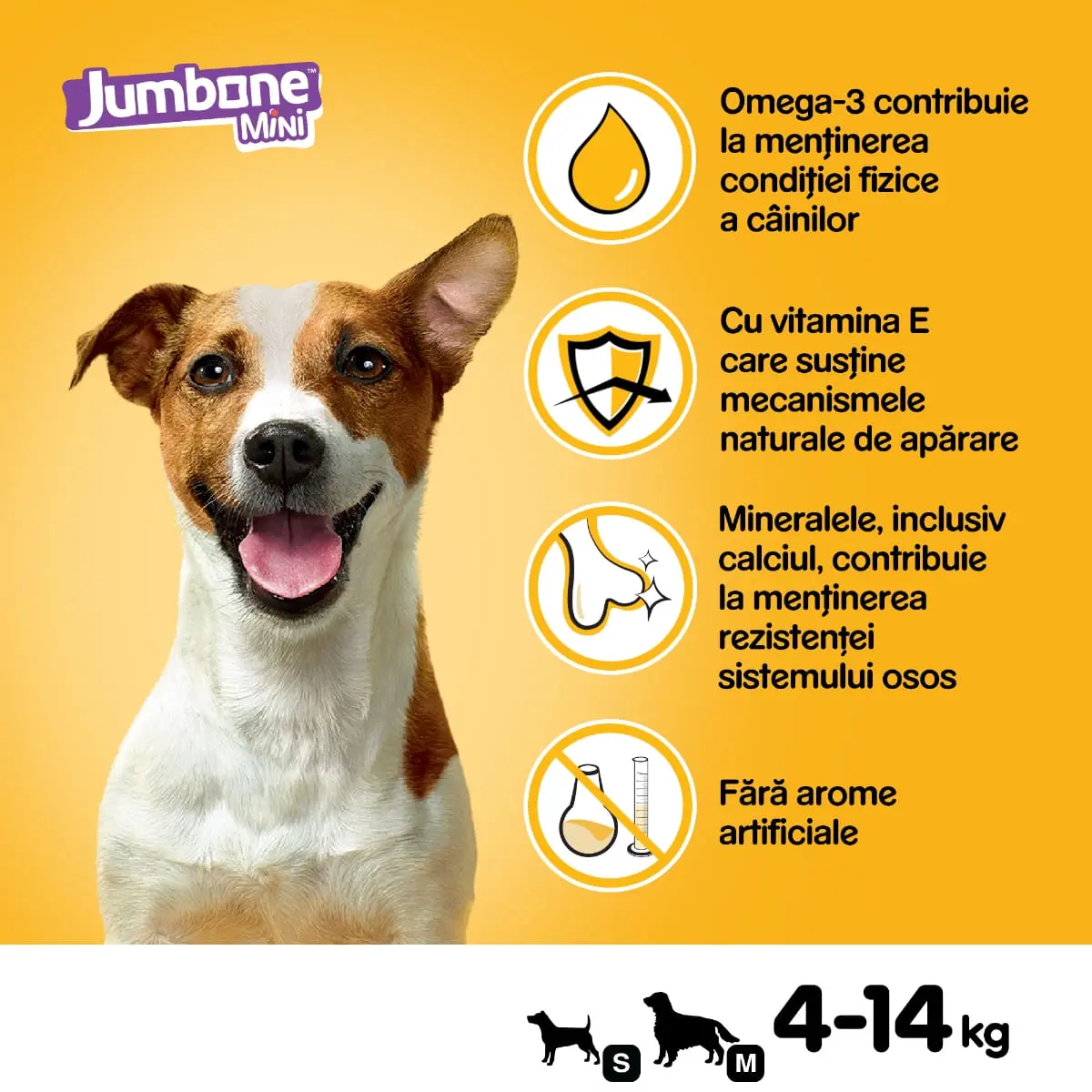 PEDIGREE Jumbone Mini, recompense caini, Vita si Pasare, batoane, 4 buc, 160g - Image 6
