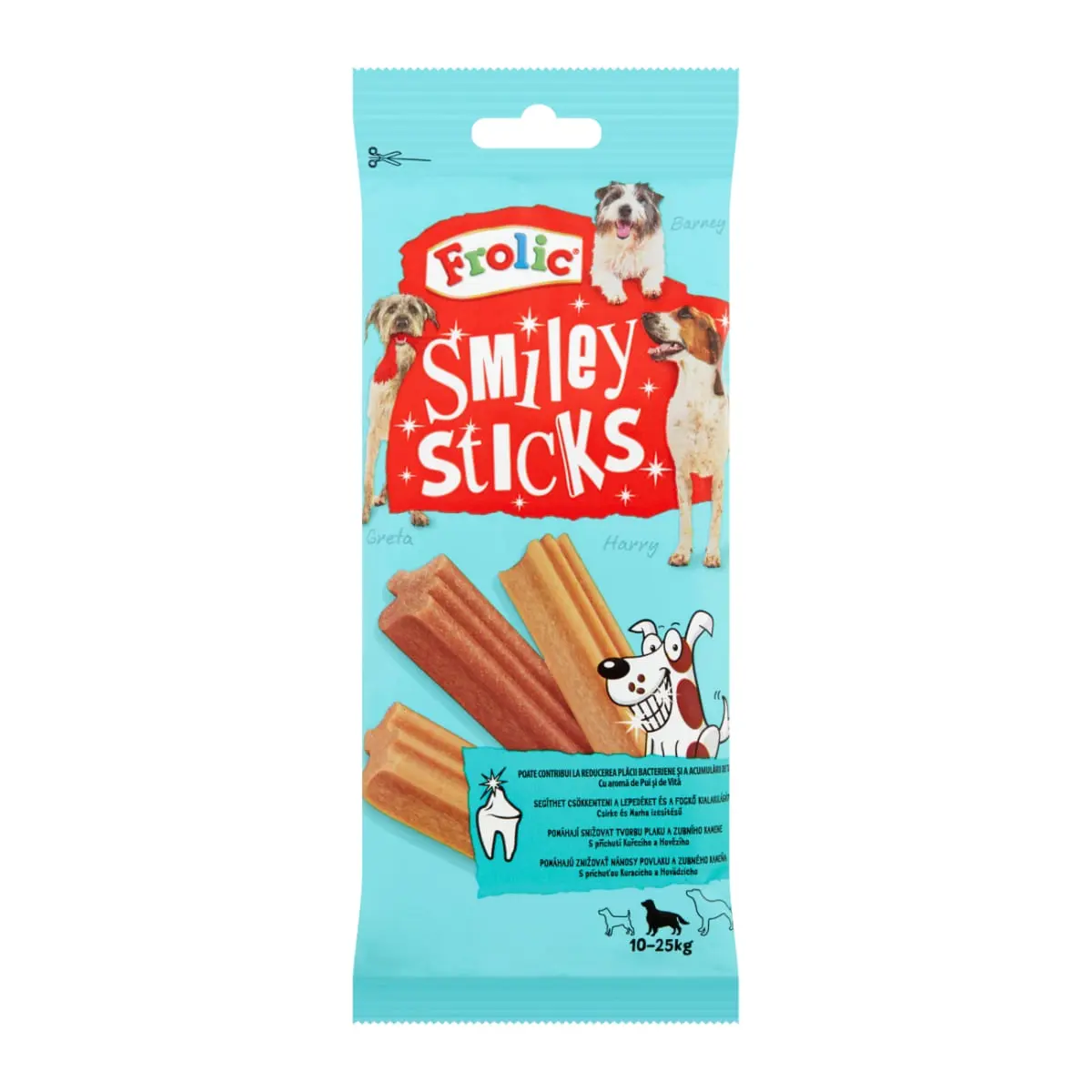 FROLIC Smiley Sticks, recompense caini, sticks, Pui, 7buc, 175g - Image 3
