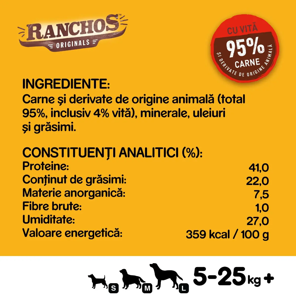 PEDIGREE Ranchos, recompense caini, fasii uscate, Vita, 70g - Image 5