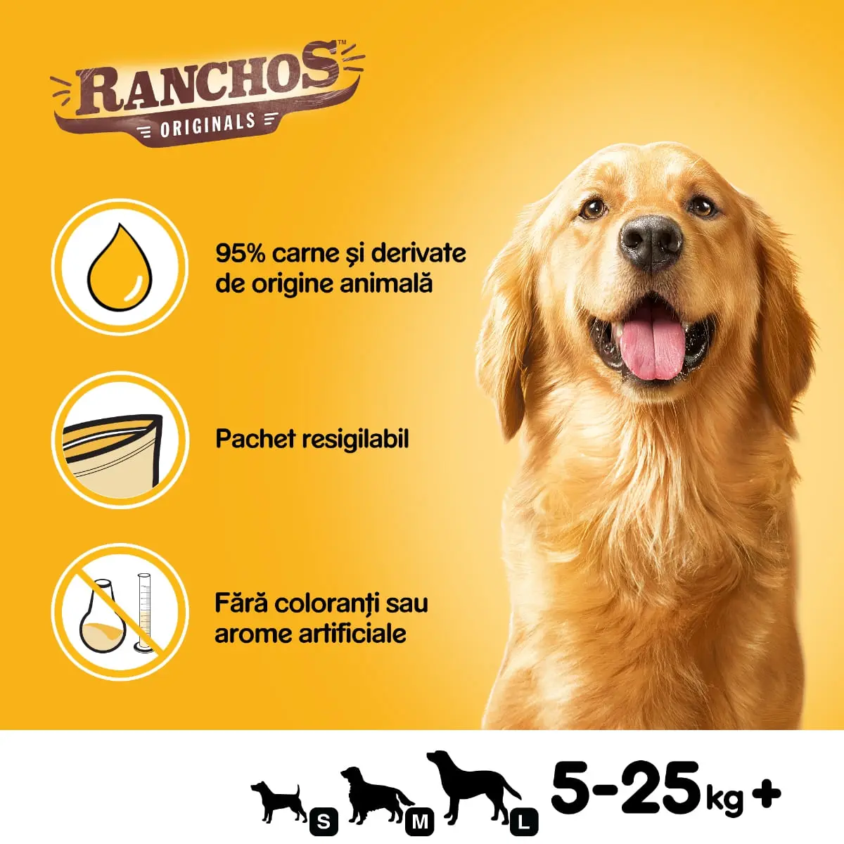 PEDIGREE Ranchos, recompense caini, fasii uscate, Vita, 70g - Image 6