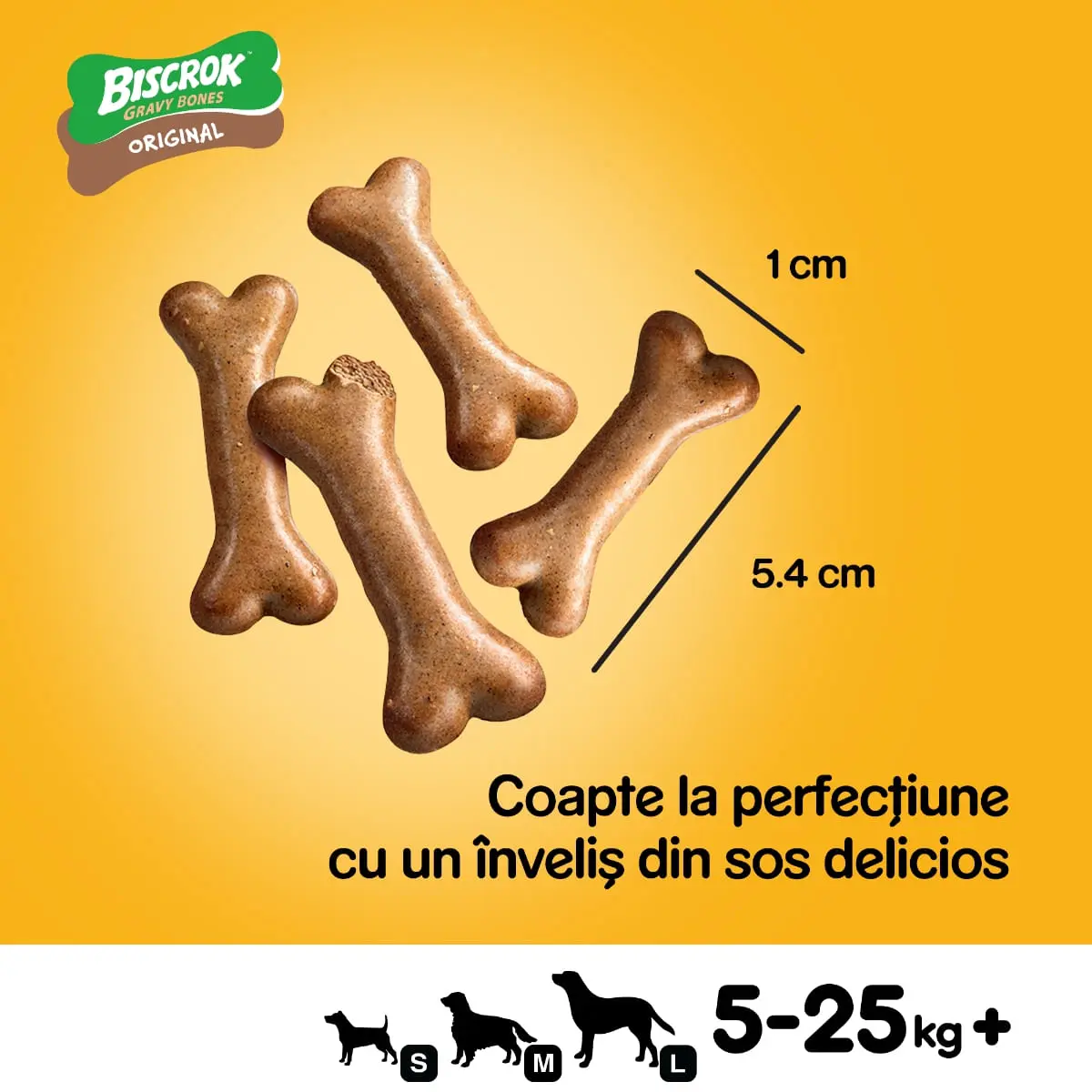 PEDIGREE Biscrok Gravy Bones, recompense caini, biscuiti, 400g - Image 6