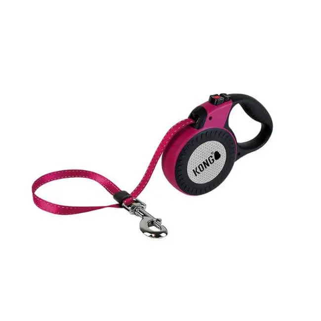 Lesa Retractabila Kong Reflect L, 5m-50 Kg, Fucsia - Image 8