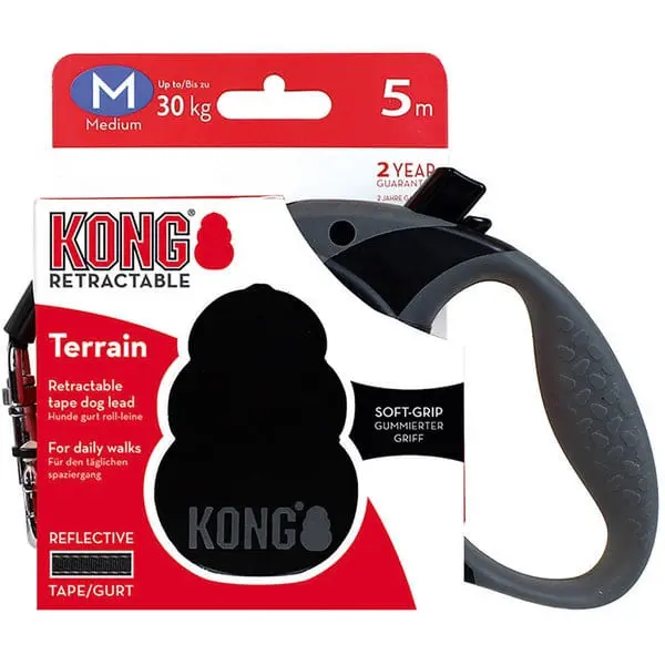 Lesa Retractabila Kong Terrain M, 5m-30 Kg, Negru - Image 2