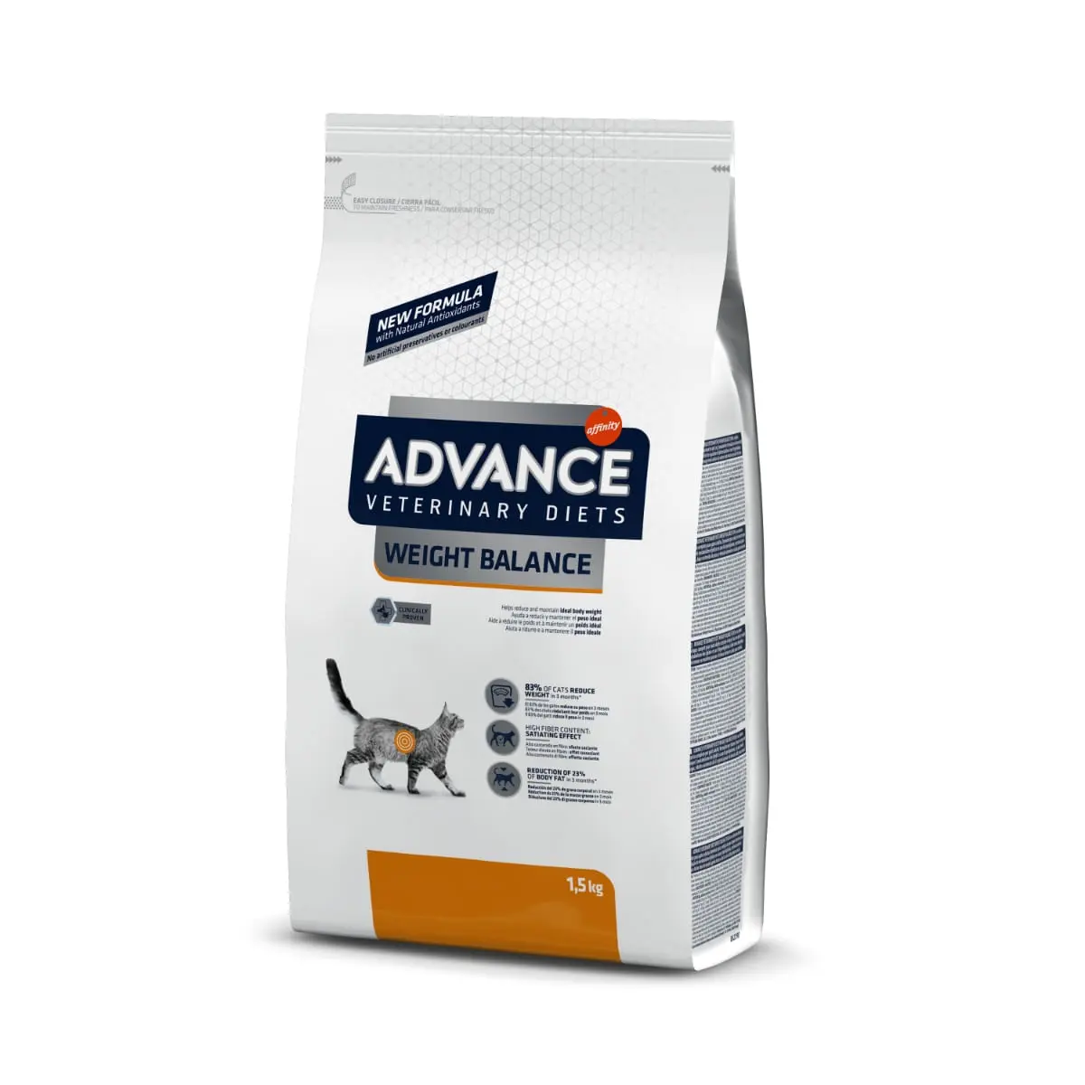 ADVANCE Veterinary Diets Cat Weight Balance, dieta veterinara, hrana uscata pisici, afectiuni metabolice (obezitate) ADVANCE Veterinary Diets Weight Balance, dieta veterinara pisici, hrana uscata, metabolism (obezitate si diabet), 1.5kg
