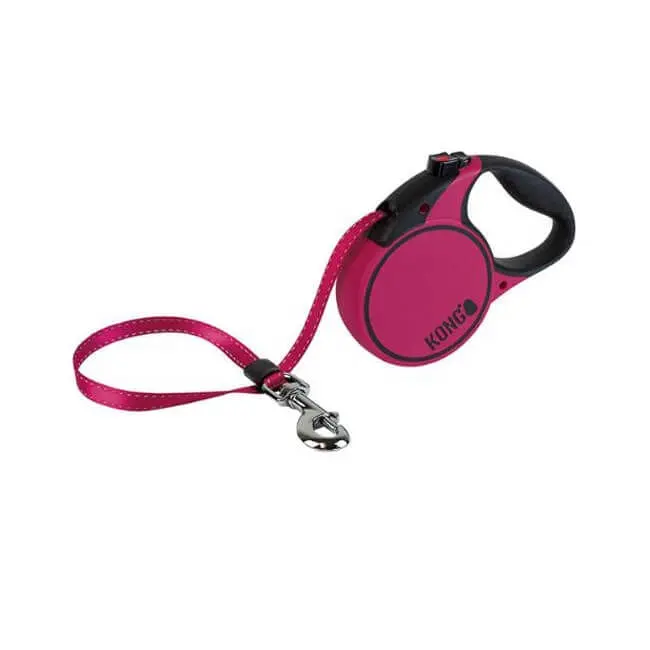 Lesa Retractabila Kong Terrain S, 5m-20 Kg, Fucsia - Image 7