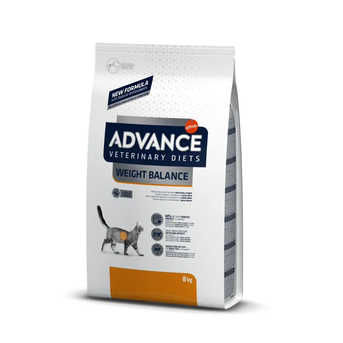 ADVANCE Veterinary Diets Cat Weight Balance, dieta veterinara, hrana uscata pisici, afectiuni metabolice (obezitate) ADVANCE Veterinary Diets Weight Balance, dieta veterinara pisici, hrana uscata, metabolism (obezitate si diabet), 8kg