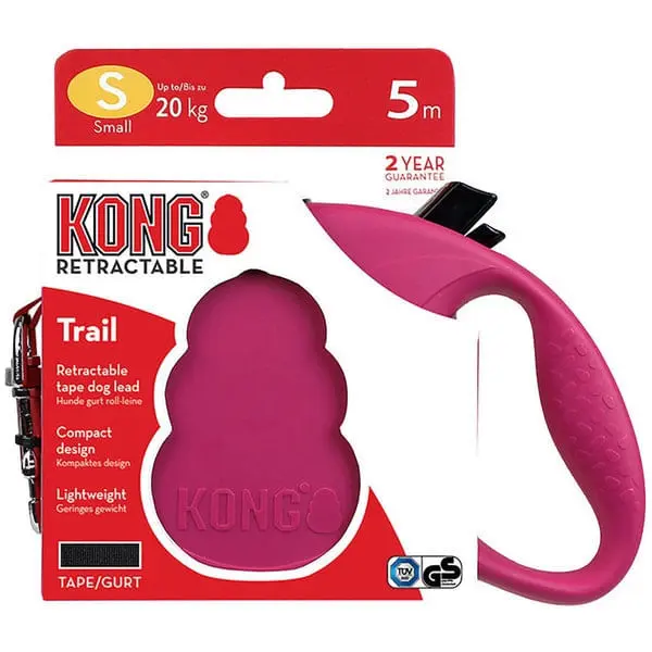Lesa Retractabila Kong Terrain S, 5m-20 Kg, Fucsia - Image 9
