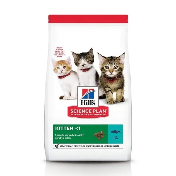 HILL'S Science Plan Kitten, Ton, hrana uscata pisici junior Hill's SP Feline Kitten Ton, 300 g