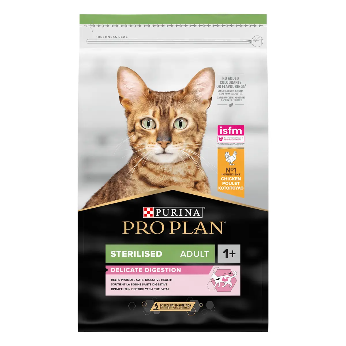 PURINA Pro Plan Sterilised Delicate Digestion Adult 1+, Pui, hrana uscata pisici sterilizate, 10kg - Image 4