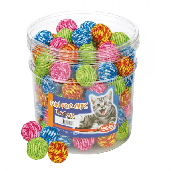 Jucarie pentru Pisici Nobby Bila Sfoara 3.5 cm - Image 2