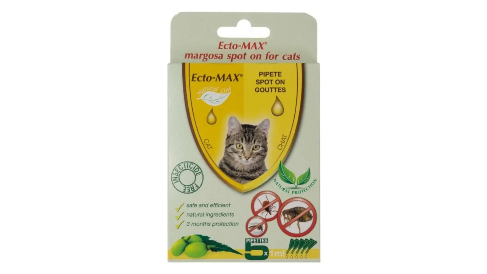 Ecto Max Pisica Spot On 1 ml 5 pipete - Image 2