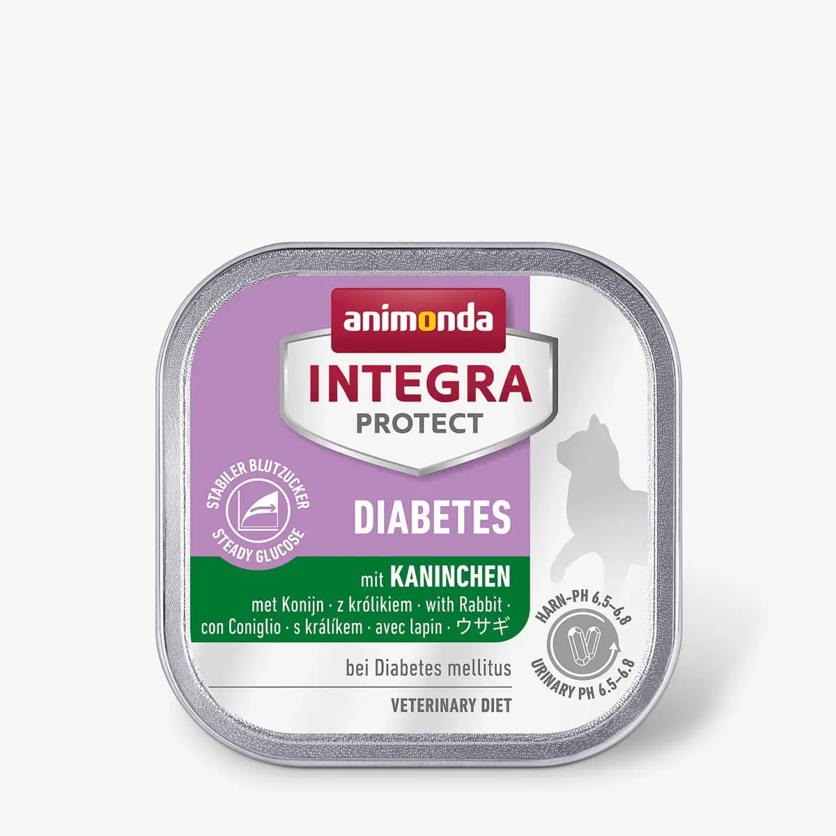 INTEGRA PROTECT Diabetes, Iepure, dieta veterinara, tavita hrana umeda fara cereale pisici, diabet, (in aspic), 100g - Image 2
