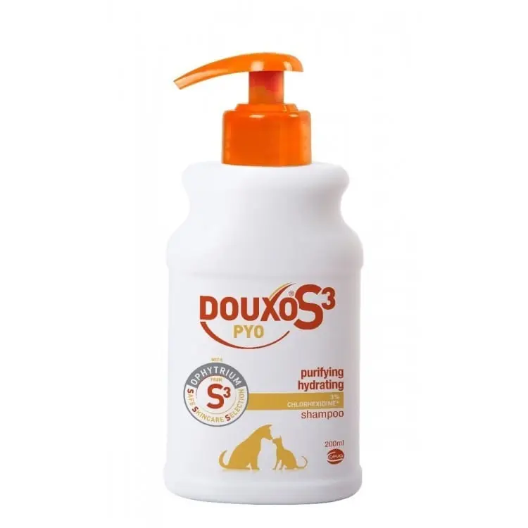DOUXO S3 Pyo, sampon caini si pisici, antibacterian / antifungic, flacon, 200ml - Image 2