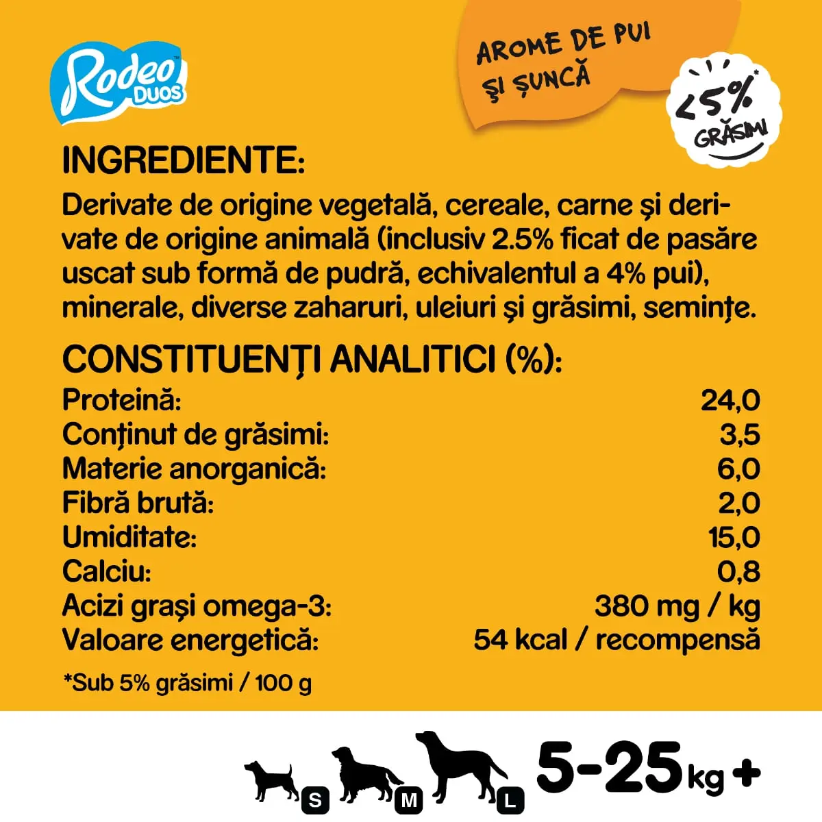 PEDIGREE Rodeo Duos, recompense caini, batoane, Pui si Bacon, 7buc - Image 4