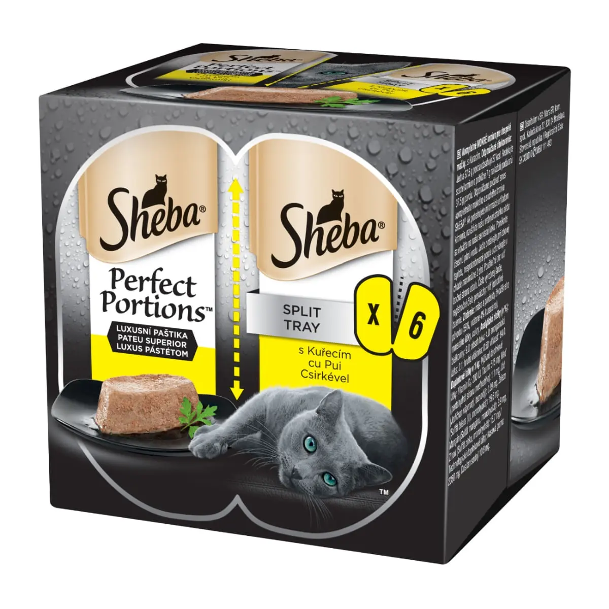 SHEBA Perfect Portions, Pui, tavita hrana umeda pisici, (pate), multipack, 37.5g x 6buc - Image 4
