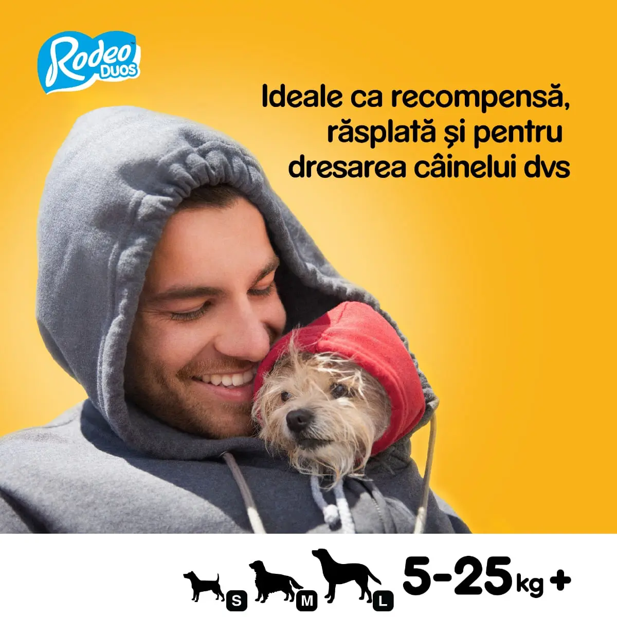 PEDIGREE Rodeo Duos, recompense caini, batoane, Vita si Branza, 7buc - Image 9