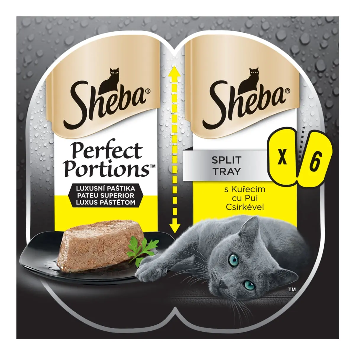 SHEBA Perfect Portions, Pui, tavita hrana umeda pisici, (pate), multipack, 37.5g x 6buc - Image 8