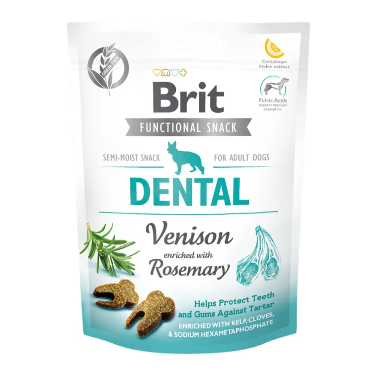 BRIT Care Functional Snack Dental, Vanat cu Rozmarin, recompense funtionale fara cereale caini, sensibilitati dentare, 150g - Image 2