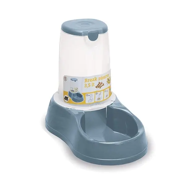 STEFANPLAST Break reserve, hranitor, plastic cu antiderapant, 3.5L, albastru