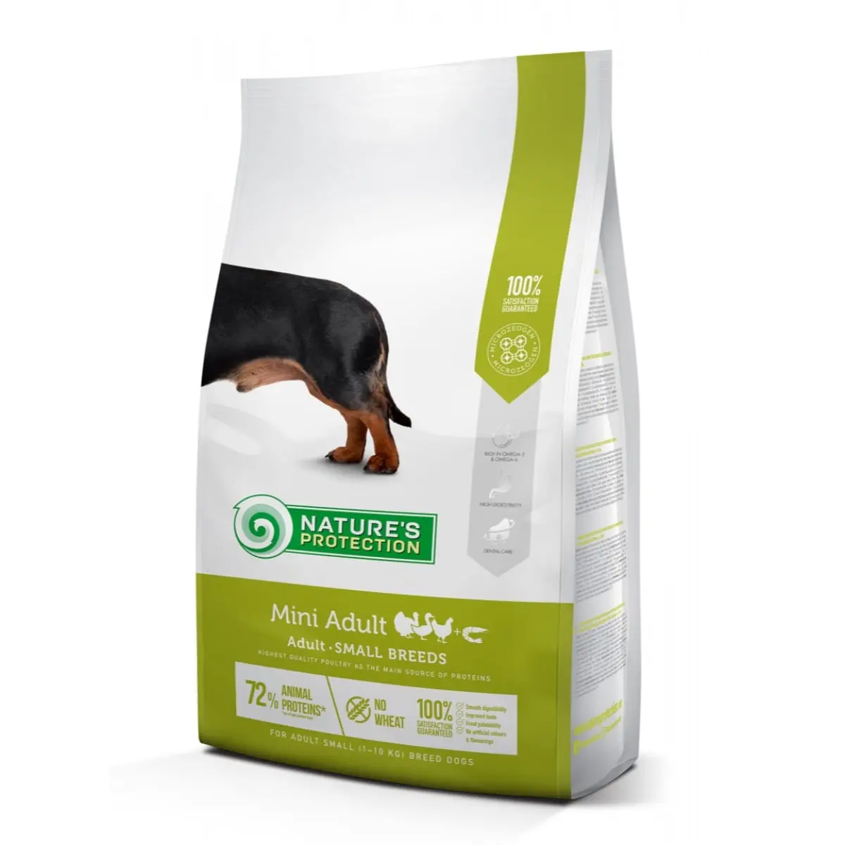 NATURES PROTECTION Mini Adult, Pasare cu Krill, hrana uscata caini, 7.5kg - Image 2