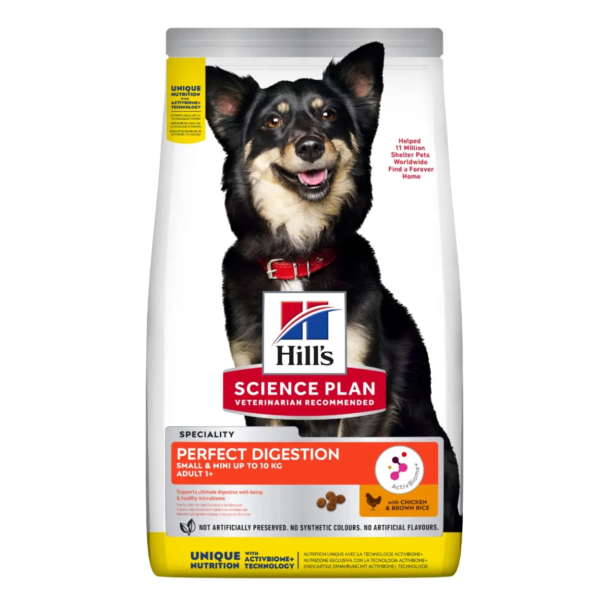 HILL'S SP Perfect Digestion Small&Mini Adult, Pui cu Orez Brun, hrana uscata caini, sensibilitati digestive, 6kg - Image 2