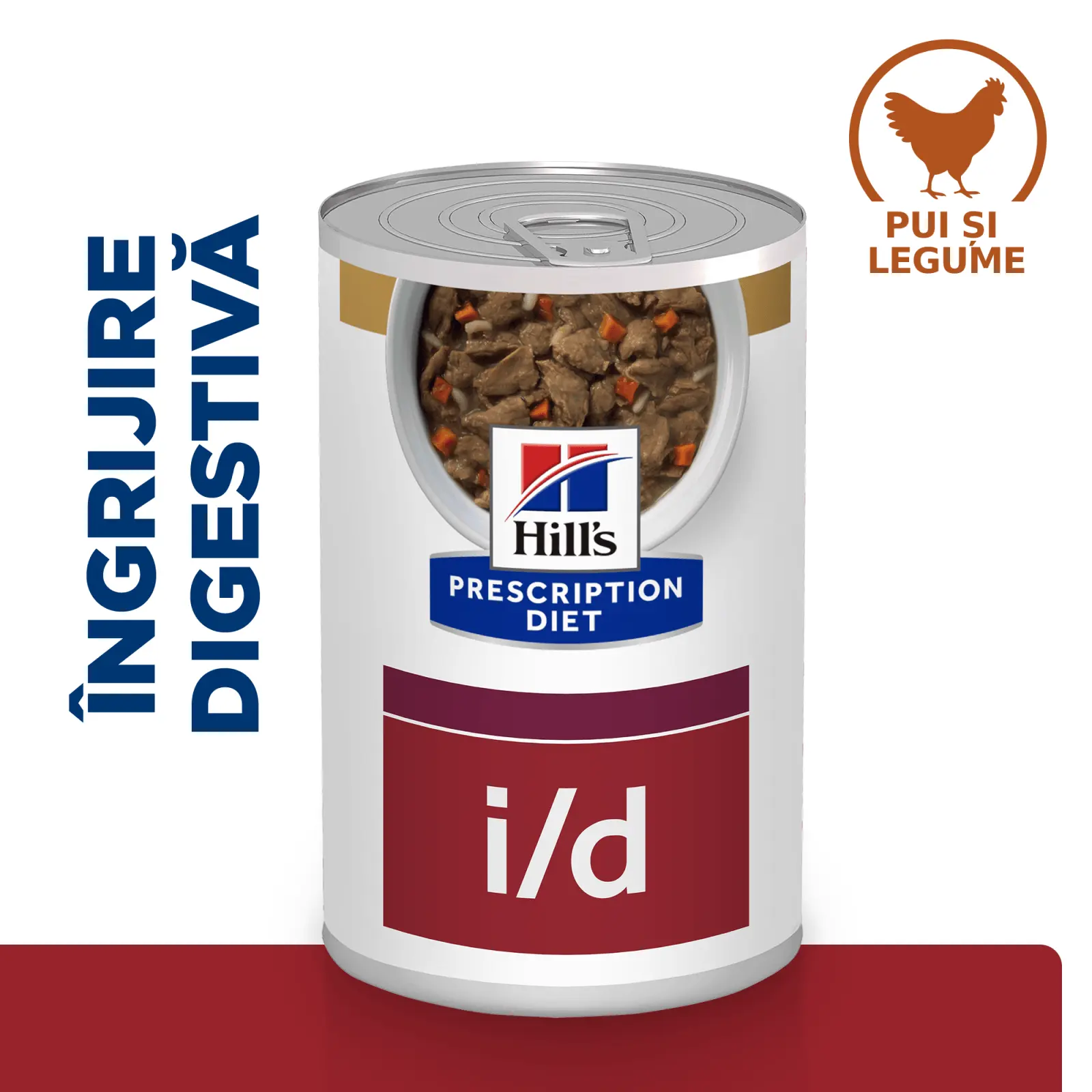 HILL'S Prescription Diet i/d Digestive Care, Pui cu Legume, dieta veterinara caini, conserva hrana umeda, sensibilitati digestive HILL'S Prescription Diet i/d Digestive Care, Pui cu Legume, dieta veterinara caini, conserva hrana umeda, sistem digestiv, ( - Image 8