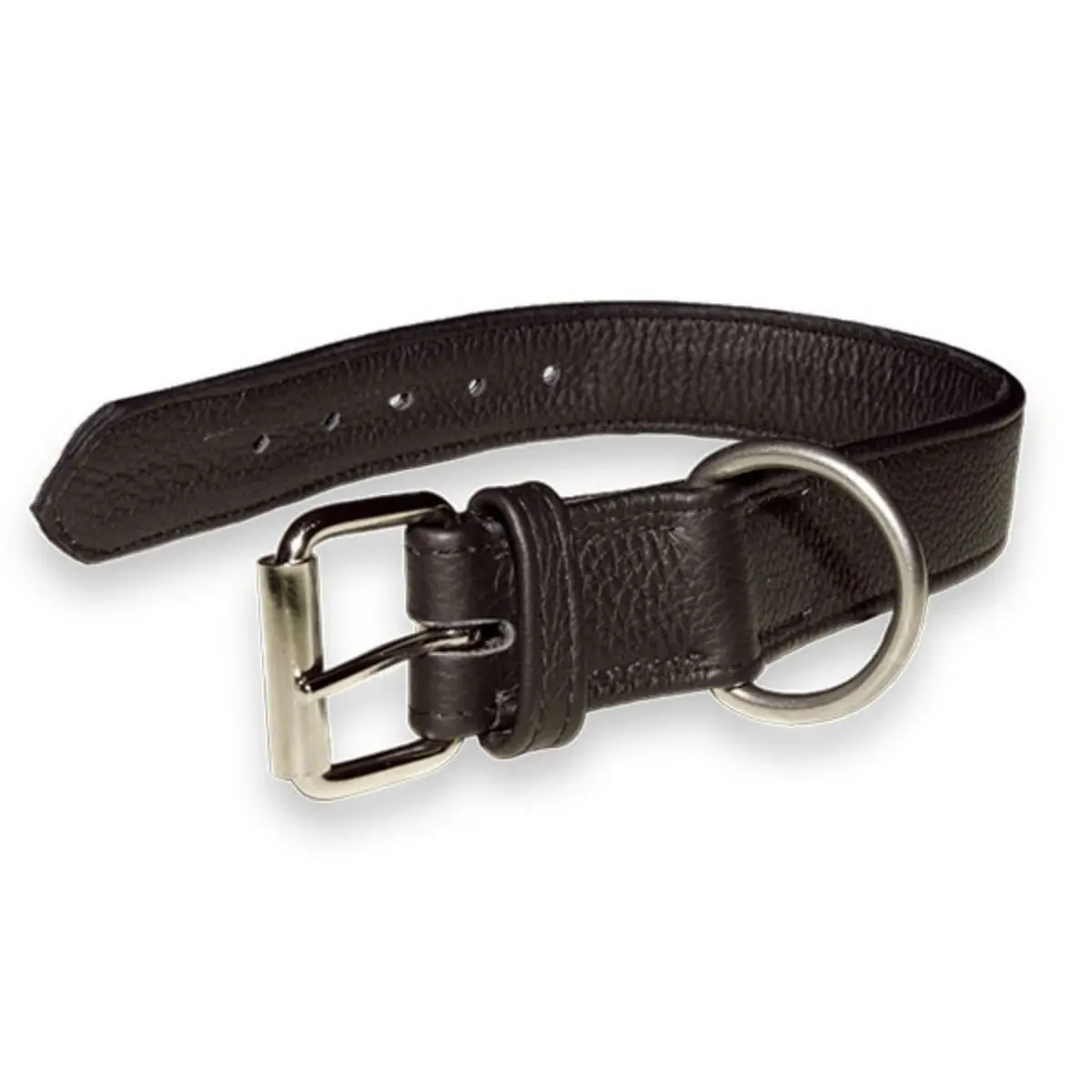 JULIUS-K9 ECO leather, zgarda ajustabila caini, piele, negru JULIUS-K9 ECO leather, zgarda ajustabila caini, piele, 25mm x 50cm, negru - Image 2