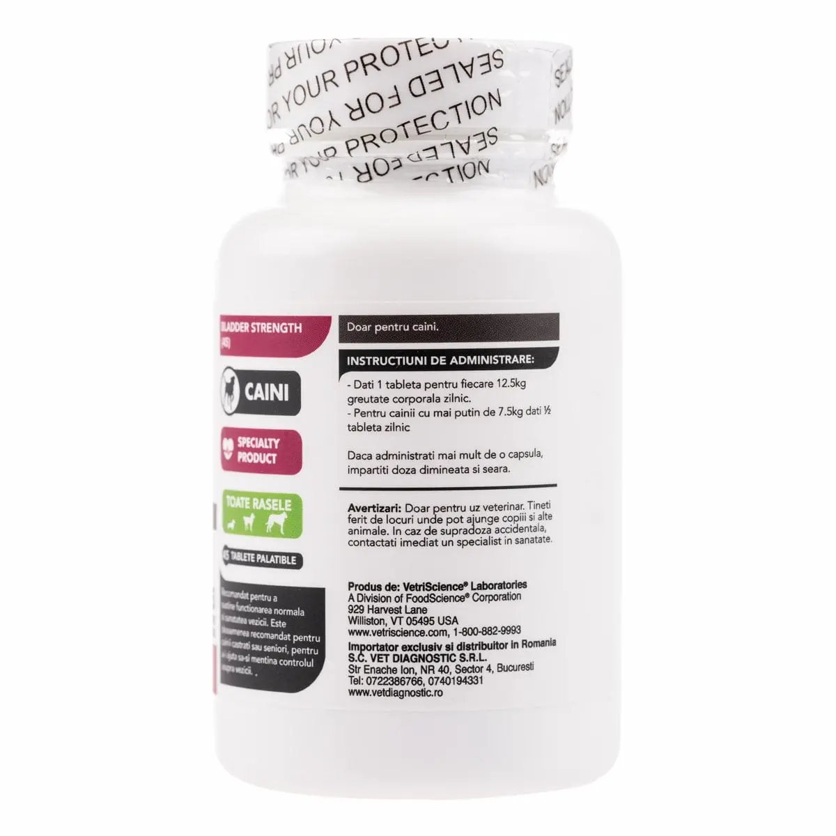 VETRI SCIENCE Bladder Strength, suplimente urinare caini, 45tbl masticabile - Image 2