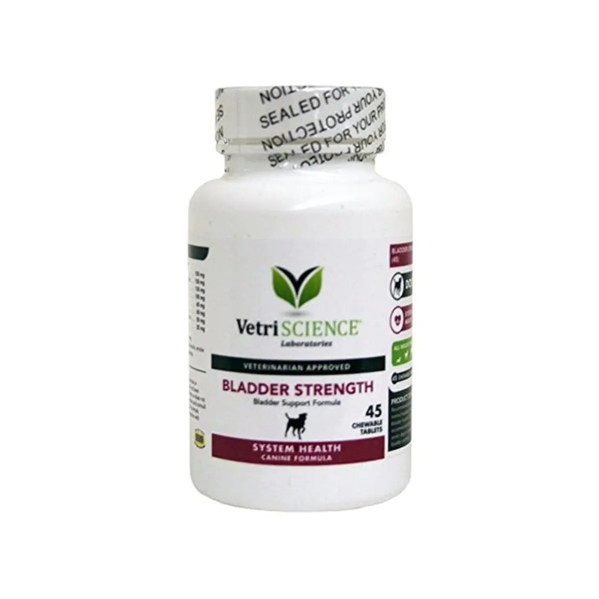 VETRI SCIENCE Bladder Strength, suplimente urinare caini, 45tbl masticabile