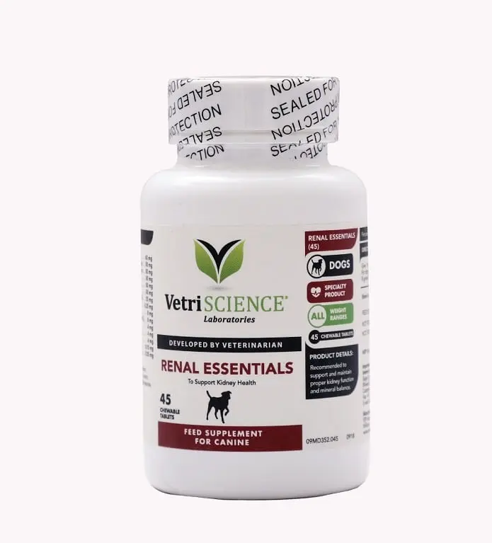 VETRI SCIENCE Renal Essentials Dog, suplimente renale caini, 45tbl - Image 2