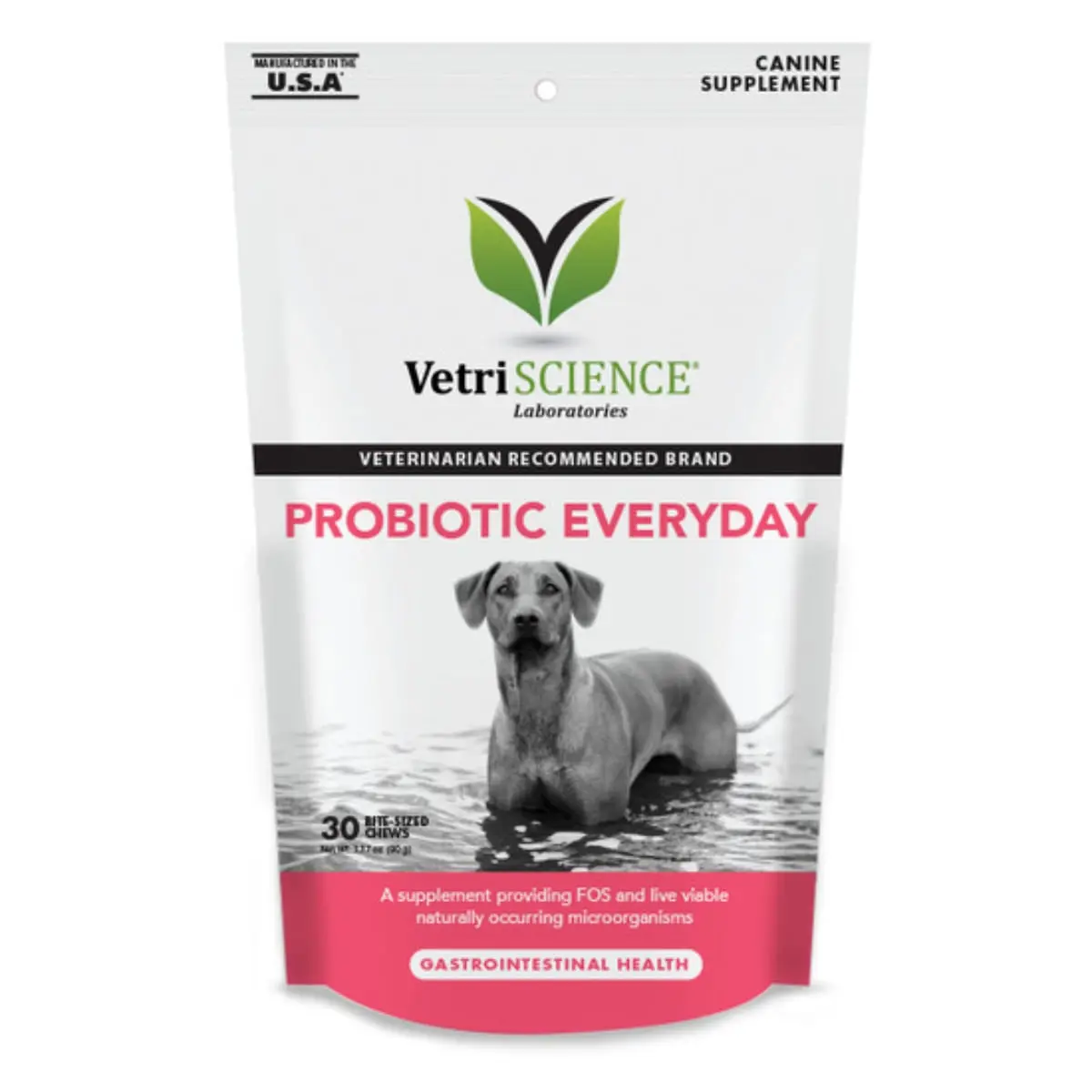 VETRI SCIENCE Vetri Probiotic Everyday, Bite-sized Chews, probiotice caini, 60cpr masticabile