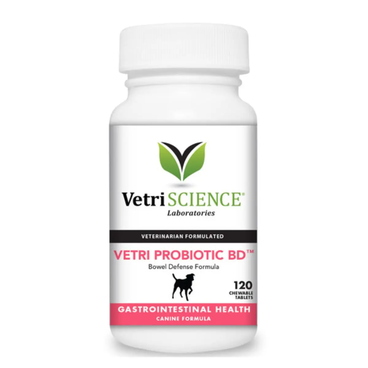 VETRI SCIENCE Vetri Probiotic Bowel Defense, suplimente digestive si probiotice caini, 120tbl masticabile