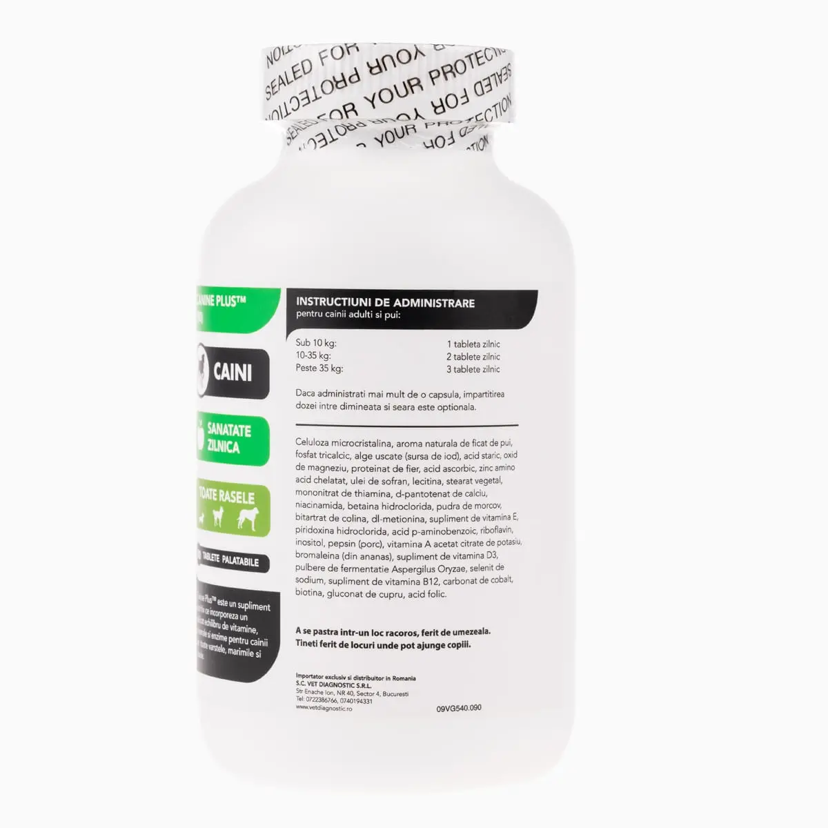 VETRI SCIENCE Canine Plus, Ca/P, multivitamine caini, 90tbl masticabile - Image 2