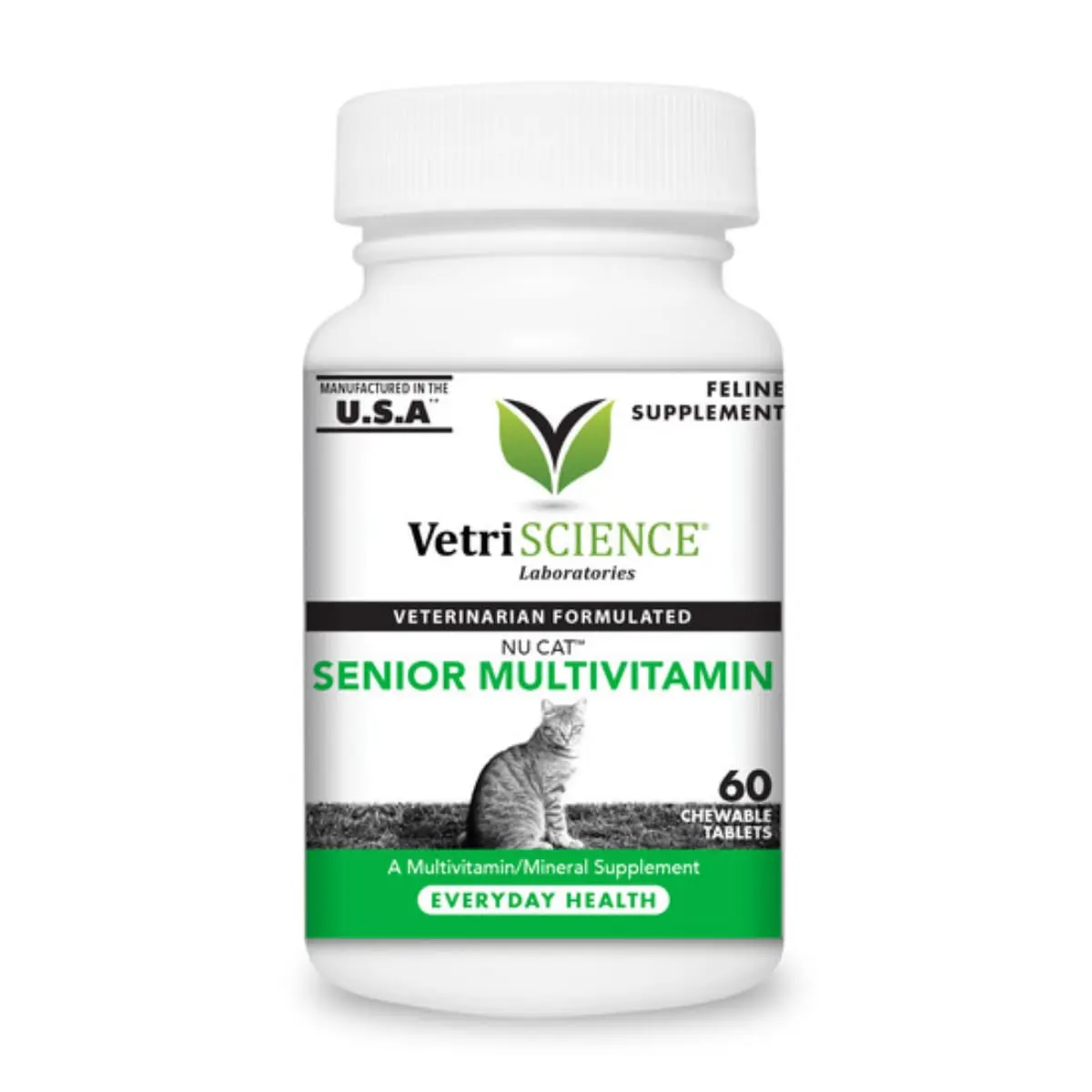 VETRI SCIENCE Nu-Cat Senior, multivitamine pisici senior, 60tbl masticabile - Image 2