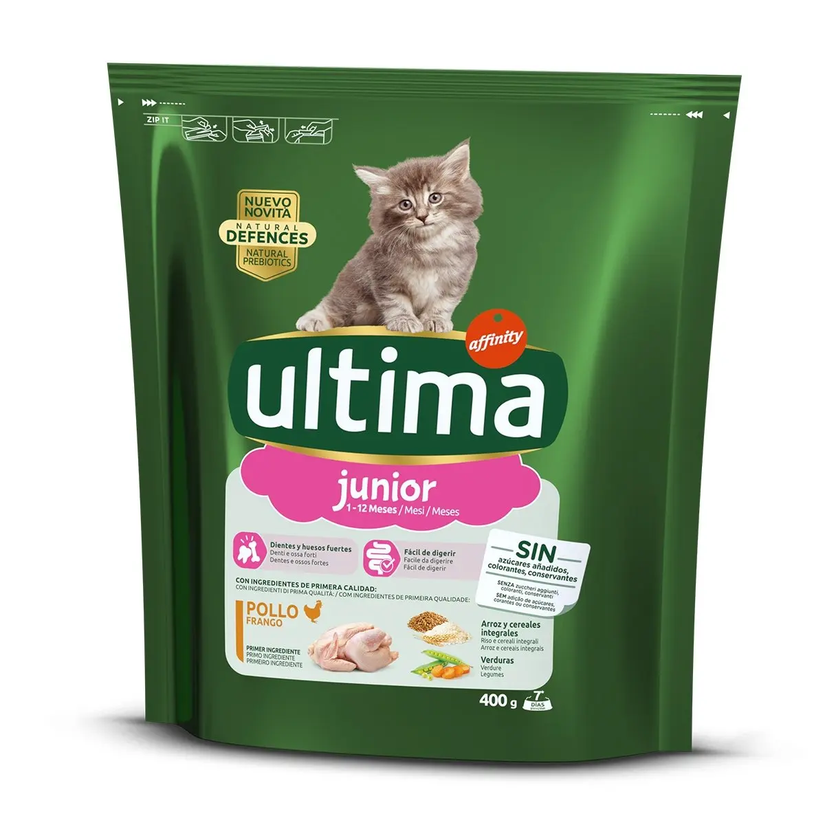 ULTIMA Cat Junior, Pui, hrana uscata pisici junior, 400g