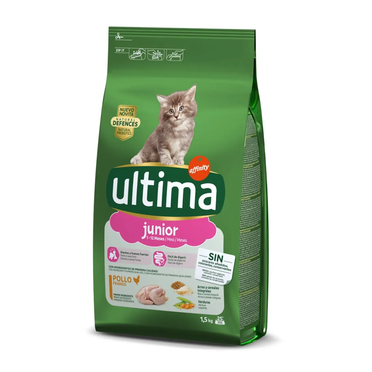 ULTIMA Cat Junior, Pui, hrana uscata pisici junior, 1.5kg - Image 2