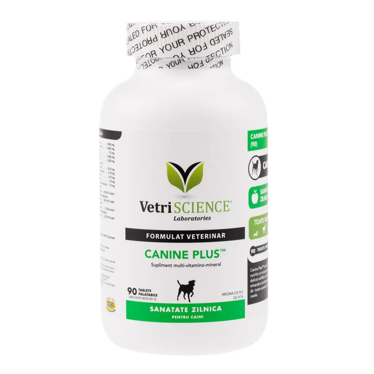 VETRI SCIENCE Canine Plus, Ca/P, multivitamine caini, 90tbl masticabile
