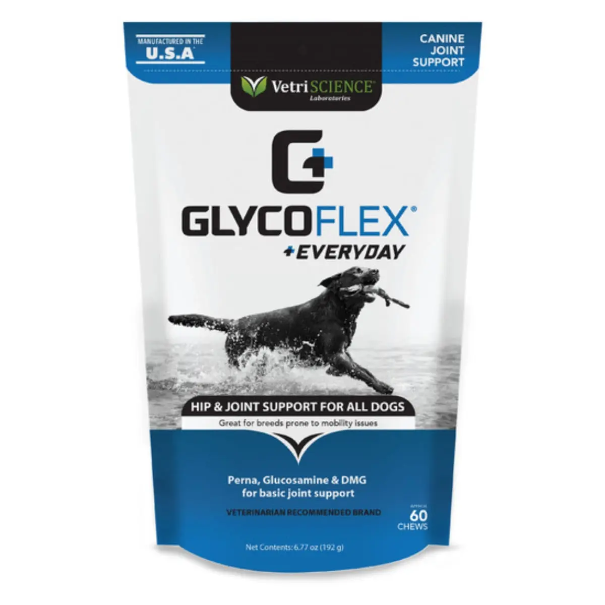 VETRI SCIENCE GlycoFlex Stage 1, suplimente articulare caini VETRI SCIENCE GlycoFlex EVERYDAY, Bite-sized Chews, suplimente articulare caini, 60cpr masticabile