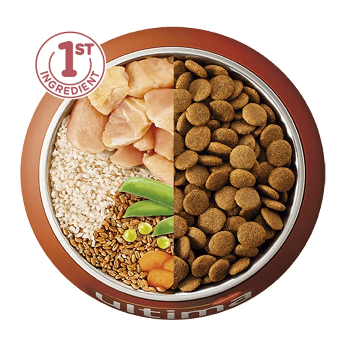 ULTIMA Dog Medium & Maxi Adult, Pui, hrana uscata caini, 3kg - Image 3