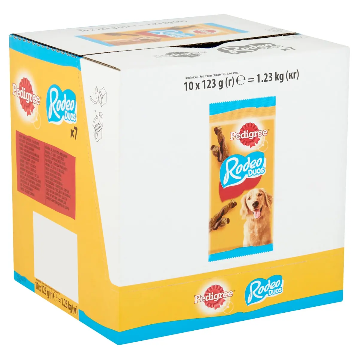 PEDIGREE Rodeo Duos, recompense caini, batoane, Vita si Branza, 7buc - Image 5