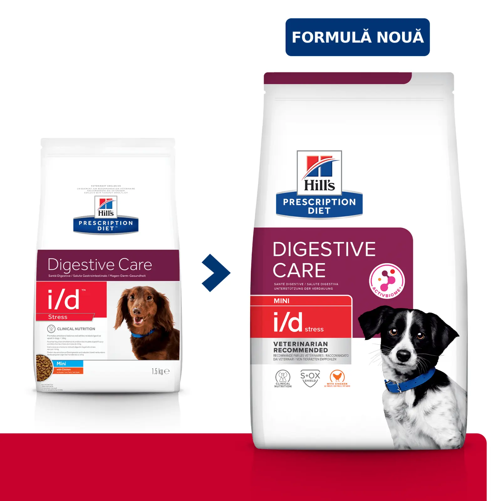 HILL'S Prescription Diet i/d Digestive Care Stress Mini, Pui, dieta veterinara caini, hrana uscata, sensibilitati digestive HILL'S Prescription Diet i/d Digestive Care Stress Mini, Pui, dieta veterinara caini, hrana uscata, sistem digestiv, 6kg - Image 5