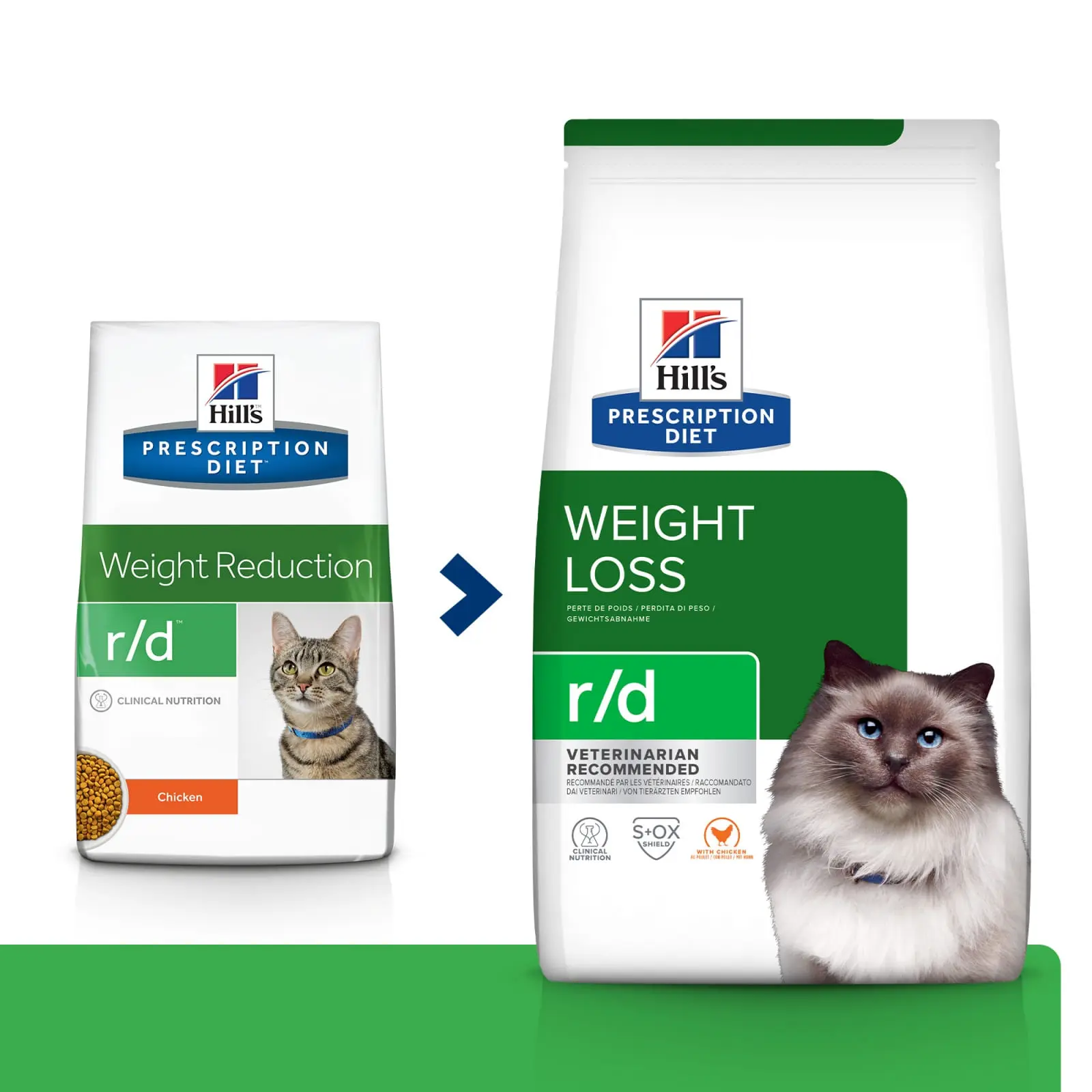 HILL'S Prescription Diet r/d Wheight Loss, Pui, dieta veterinara pisici, hrana uscata, scadere in greutate HILL'S Prescription Diet r/d Wheight Loss, Pui, dieta veterinara pisici, hrana uscata, metabolism (obezitate si diabet), 3kg - Image 4