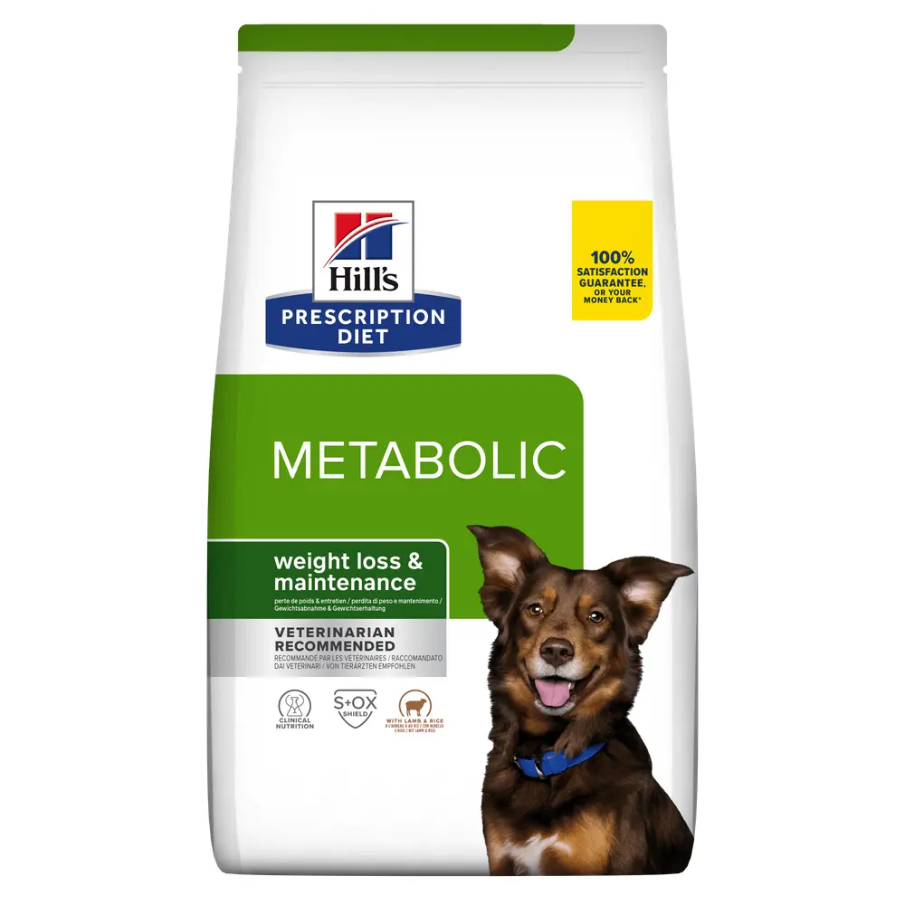 HILL'S Prescription Diet Metabolic, Miel cu Orez, dieta veterinara caini, hrana uscata, afectiuni metabolice (obezitate) HILL'S Prescription Diet Metabolic, Miel cu Orez, dieta veterinara caini, hrana uscata, metabolism (obezitate si diabet), 12kg