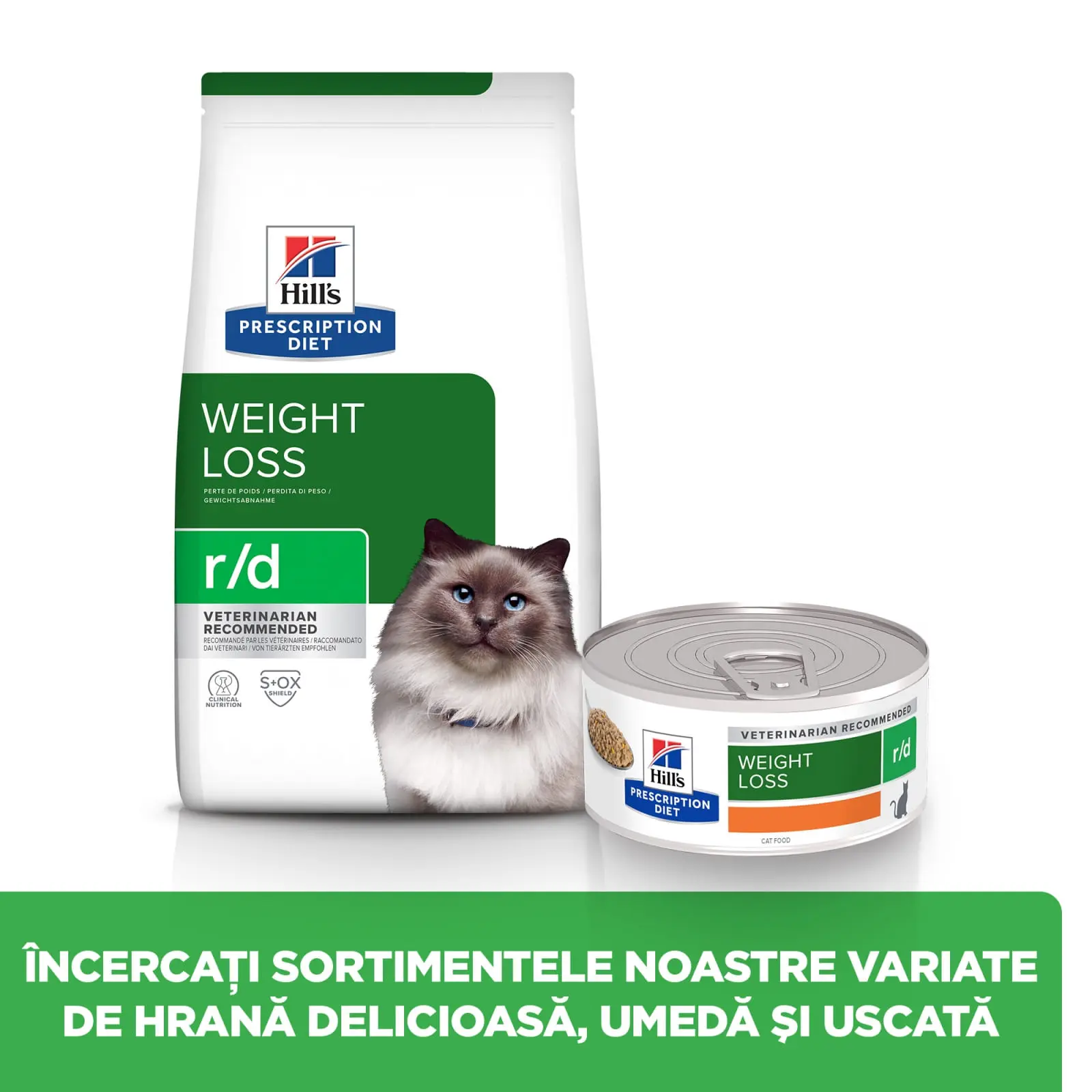 HILL'S Prescription Diet r/d Wheight Loss, Pui, dieta veterinara pisici, hrana uscata, scadere in greutate HILL'S Prescription Diet r/d Wheight Loss, Pui, dieta veterinara pisici, hrana uscata, metabolism (obezitate si diabet), 3kg - Image 5