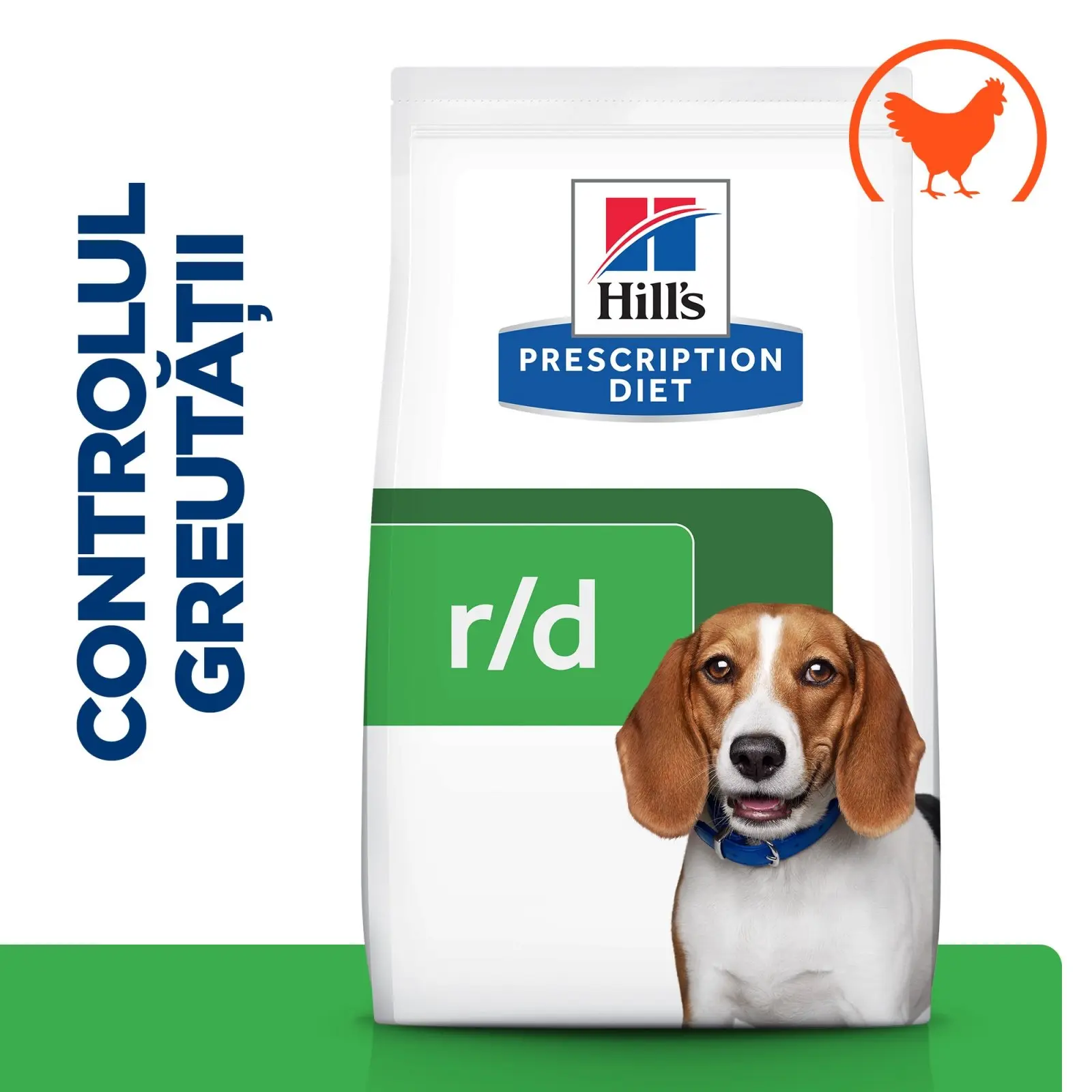 HILL'S Prescription Diet r/d Weight Loss, Pui, dieta veterinara caini, hrana uscata, scadere in greutate HILL'S Prescription Diet r/d Weight Loss, Pui, dieta veterinara caini, hrana uscata, metabolism (obezitate si diabet), 1.5kg - Image 2