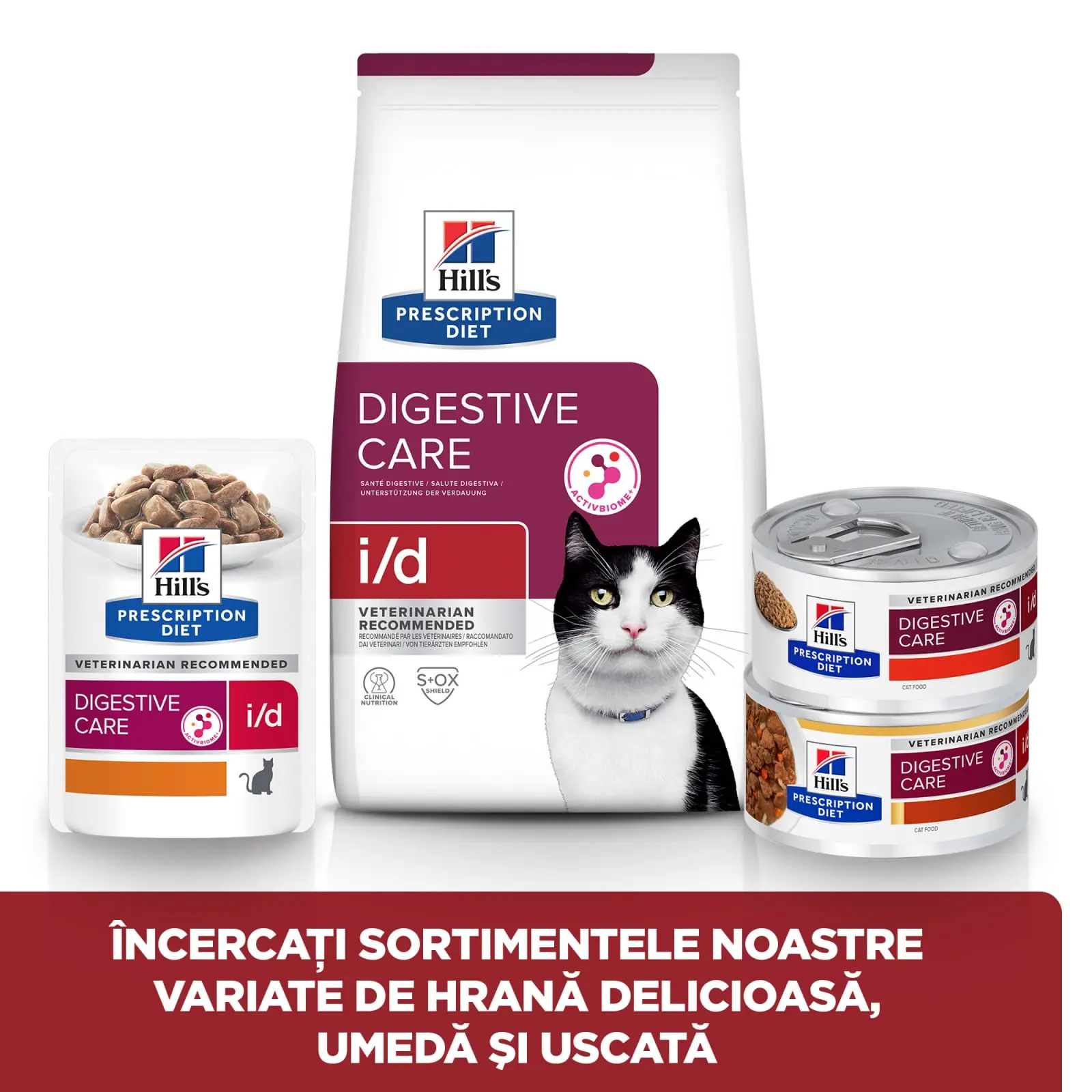 HILL'S Prescription Diet i/d Sensitive Digestive Care, Pui, dieta veterinara pisici, hrana uscata, sensibilitati digestive HILL'S Prescription Diet i/d Sensitive Digestive Care, Pui, dieta veterinara pisici, hrana uscata, sistem digestiv, 8kg - Image 6