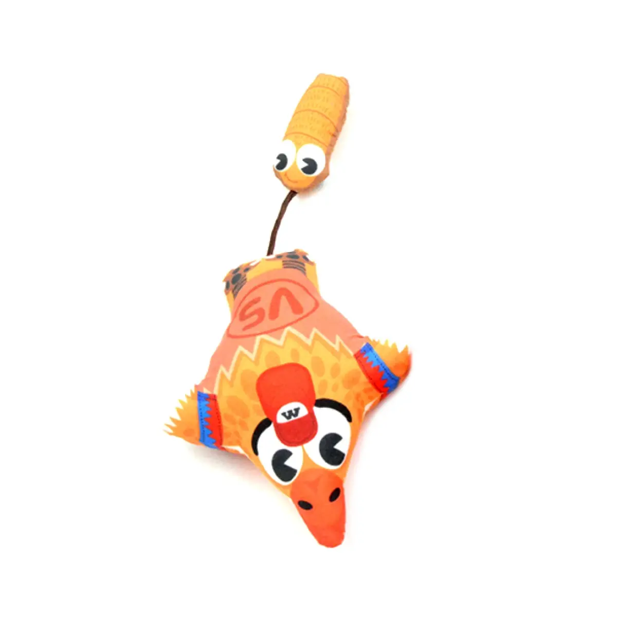 PET INTERST Silver Vine Pasare, jucarie pisici, 3D PET INTEREST Silver Vine Pasare, jucarie pisici, portocaliu, 13.5x11.5x3cm