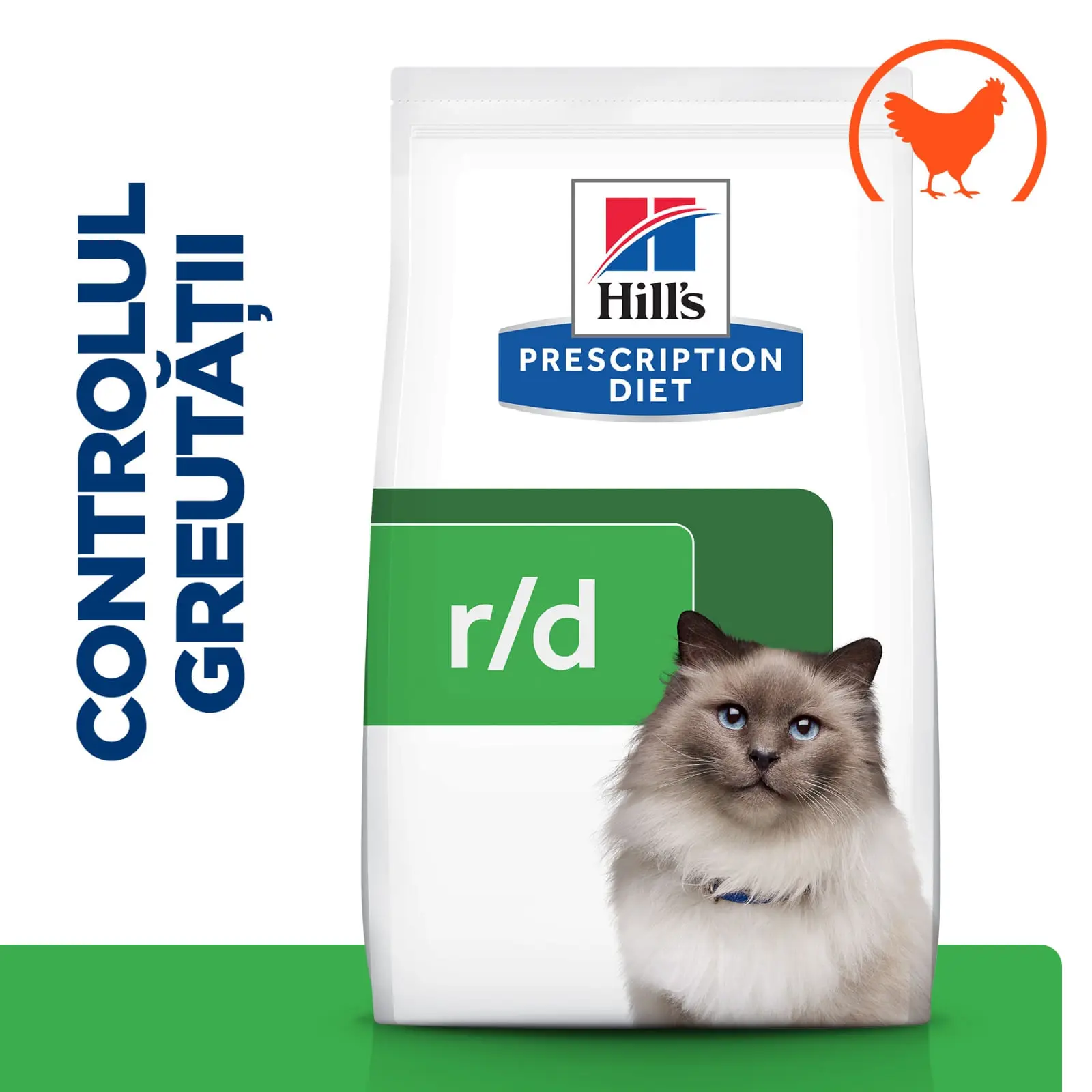 HILL'S Prescription Diet r/d Wheight Loss, Pui, dieta veterinara pisici, hrana uscata, scadere in greutate HILL'S Prescription Diet r/d Wheight Loss, Pui, dieta veterinara pisici, hrana uscata, metabolism (obezitate si diabet), 3kg - Image 11