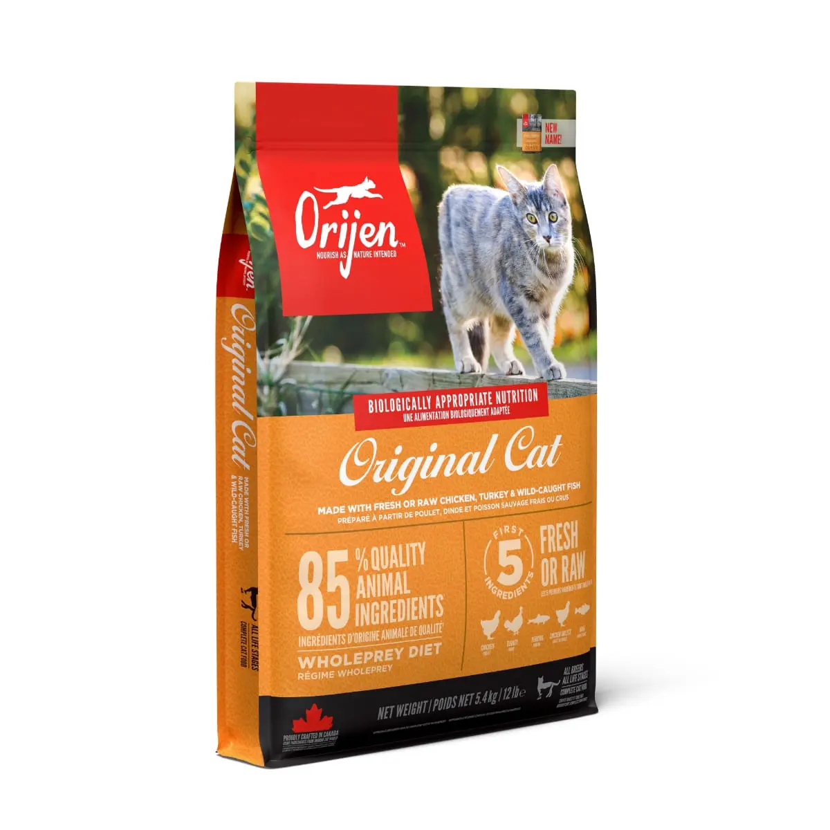 ORIJEN Original Adult Cat, hrana uscata fara cereale pisici, 1.8kg