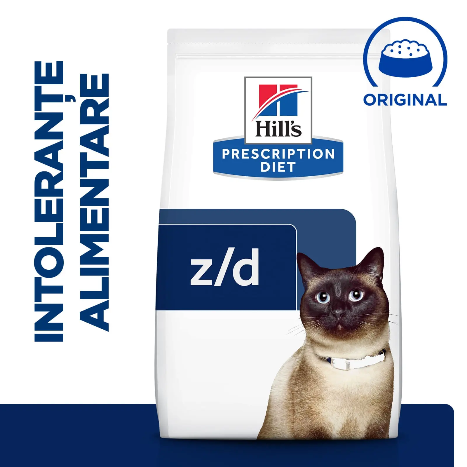 HILL'S Prescription Diet z/d Food Sensitivities, dieta veterinara pisici, hrana uscata, afectiuni dermatologice si digestive HILL'S Prescription Diet z/d Food Sensitivities, dieta veterinara pisici, hrana uscata, piele & blana, sistem digestiv, 1.5kg - Image 5